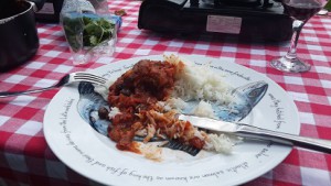 Lamb Tagine and Basmati rice