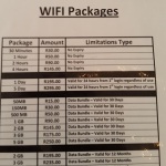 Town Lodge Wifi Pricing